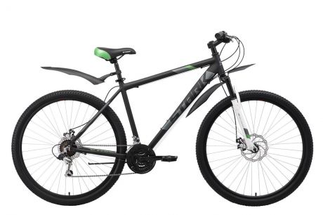 Велосипед STARK Tank 29.1 D 2019 18 чёрный/серый/зелёный
