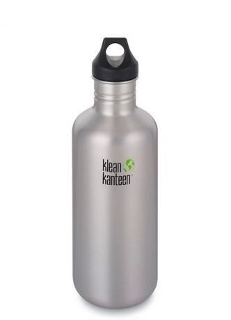 Бутылка для воды Klean Kanteen Classic Loop 40oz, серебристый