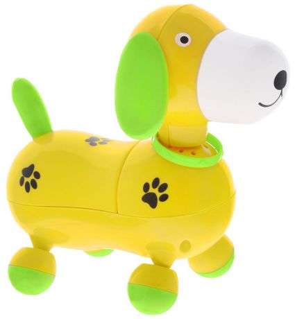 Mommy Love Электронная развивающая игрушка Веселый щенок цвет желтый
