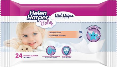 Helen Harper Влажные салфетки детские Baby 24 шт