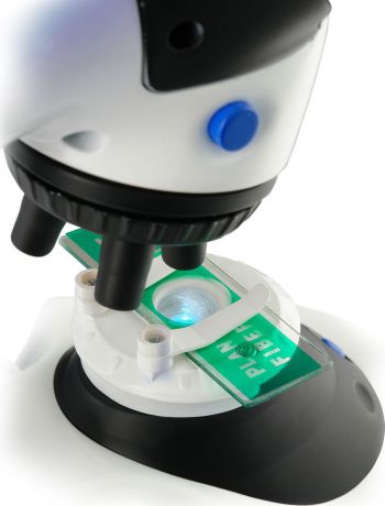 Набор для опытов и экспериментов Edu-Toys Microscope "Микроскоп", белый, 100 х 900