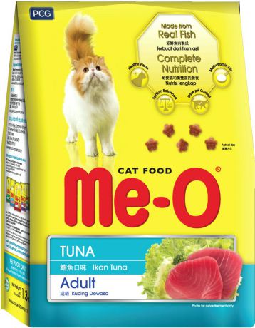 Корм сухой для кошек и котов PCG "Ме-О", тунец, 200 г, 35 шт
