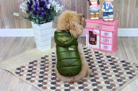 Куртка для собак "Dobaz", цвет: зеленый. ДА1211АХС. Размер XS