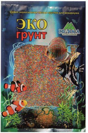 Грунт для аквариума ЭКОгрунт, песок, цвет: микс, 0,5-1 мм, 3,5 кг