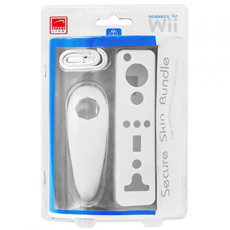 Защитные чехлы для контроллера Wii (белые, 2 шт.)