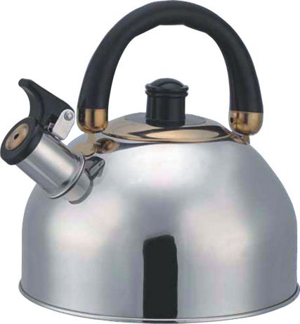 Чайник Bohmann "BHL-625 BK", со свистком, 2,5 л