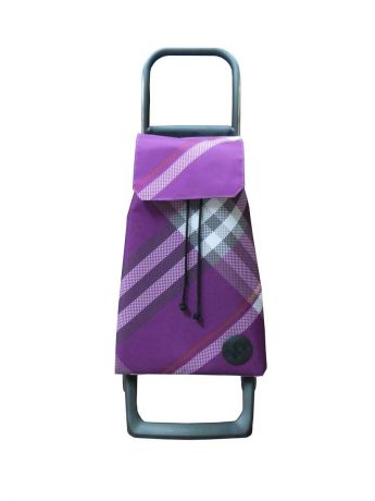 Сумка хозяйственная "Rolser", на колесиках, цвет: фиолетовый, 36 л