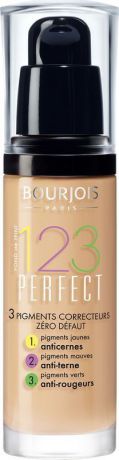 Bourjois Тональный крем "123 Perfect Foundation", тон №54, цвет: бежевый, 30 мл