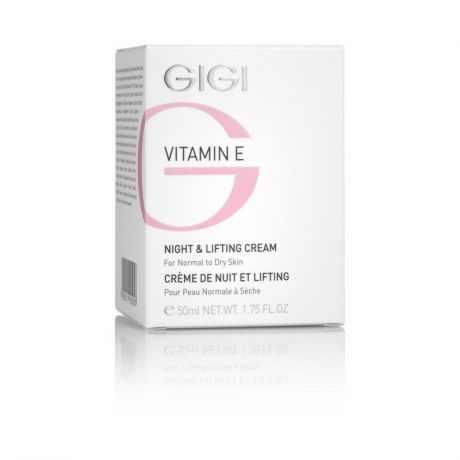 GIGI Крем ночной лифтинговый Vitamin E, 50 мл