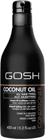 Gosh Кондиционер для волос с кокосовым маслом Coconut Oil, 450 мл