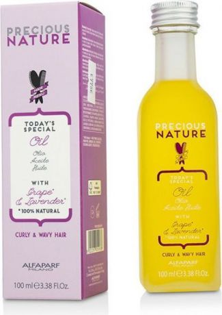 Alfaparf Precious Nature Oil for Curly and Wavy Hair Масло для кудрявых и вьющихся волос, 100 мл