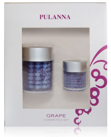 Pulanna Подарочный набор Grape Cosmetics Set (2 предмета)