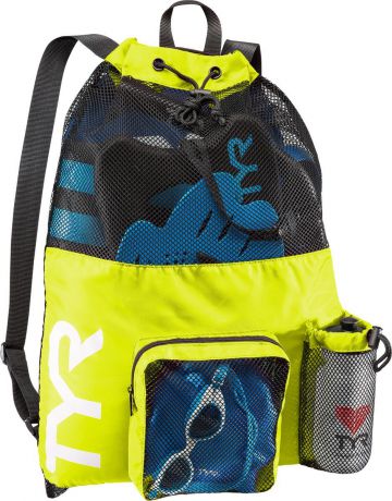 Рюкзак для аксессуаров Tyr "Big Mesh Mummy Backpack", цвет: светло-желтый, синий. LBMMB3