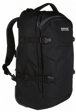 Рюкзак туристический Regatta "Paladen Carry On", цвет: черный, серый, 35 л
