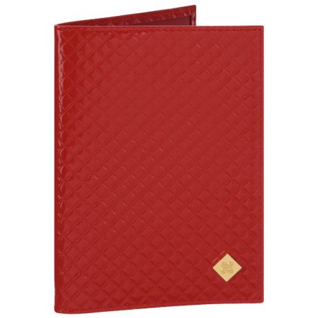Обложка для паспорта женская Dimanche "Rich", цвет: красный. 090