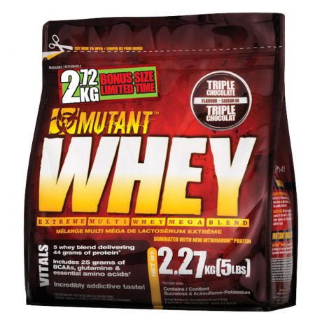 Протеин Mutant "Whey", шоколадный, 2270 г