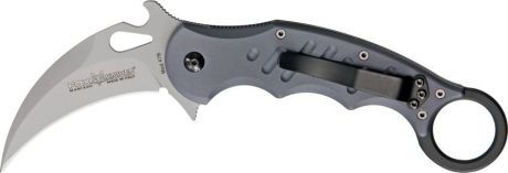 Нож складной Fox "Fox Karambit", цвет: серый металлик, длина клинка 8 см. OF/478