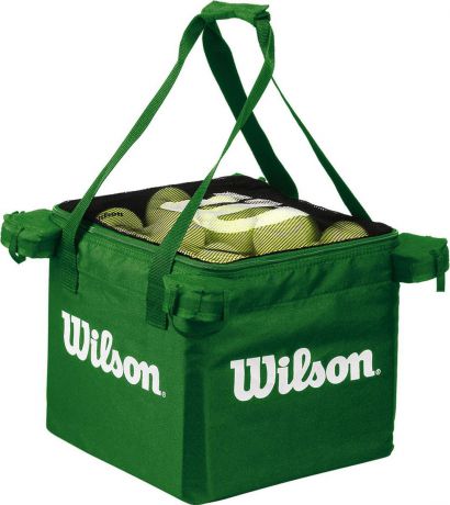 Корзина для мячей Wilson "Teaching Cart", цвет: лайм