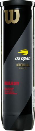 Мяч теннисный Wilson "Us Open RD TBall", 4 шт