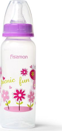 Бутылочка для кормления Fissman, 6875, фиолетовый, 240 мл