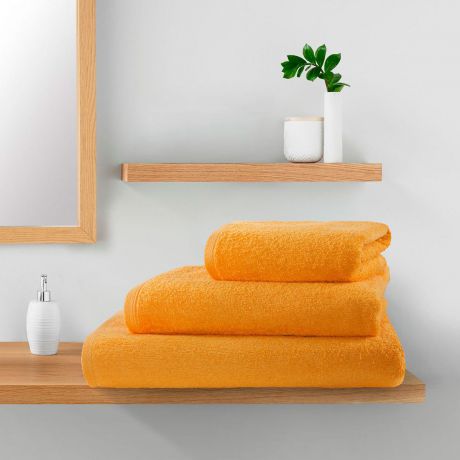 Полотенце банное Guten Morgen Комфорт, ПМЛб-70-140, оранжевый, 70 х 140 см