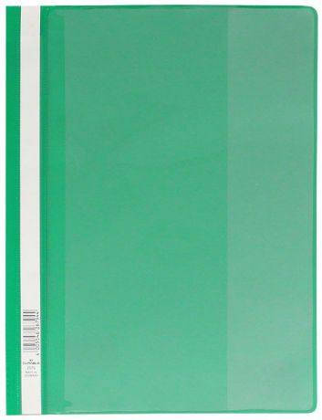 Папка-скоросшиватель "Duraplus", формат А4, цвет: зеленый