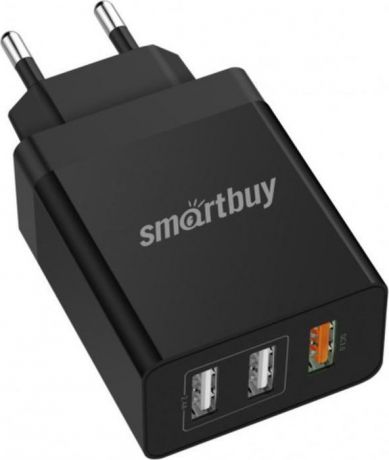 Сетевое зарядное устройство SmartBuy Flash SBP-3030, QC3.0, 2.4А, черный