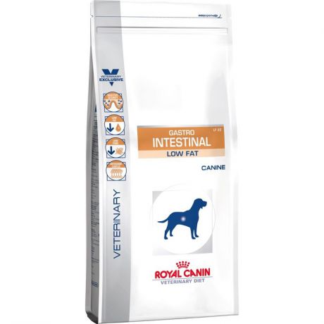 ROYAL CANIN Veterinary Diet Gastro Intestinal Canine Low Fat LF22 диетический корм с ограниченным содержанием жирова для собак при нарушении пищеварения 1,5кг