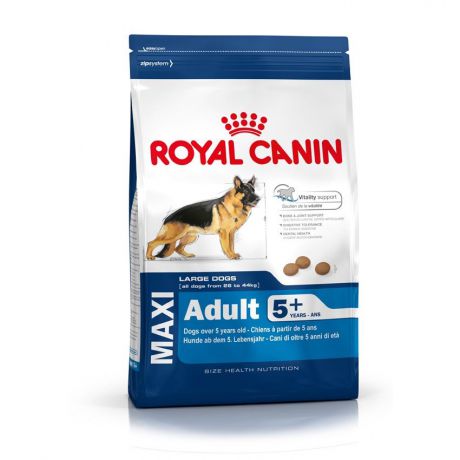 ROYAL CANIN Макси Эдалт 5+ корм для пожилых собак крупных пород 15кг