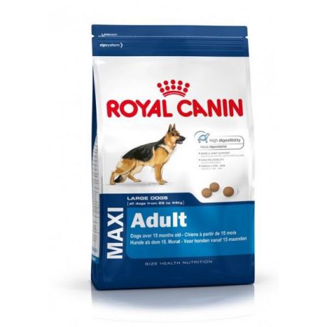 ROYAL CANIN Maxi Adult корм для взрослых собак крупных пород 15кг