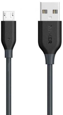 Кабель Anker PowerLine Micro USB (3ft) Gray in offline for EU