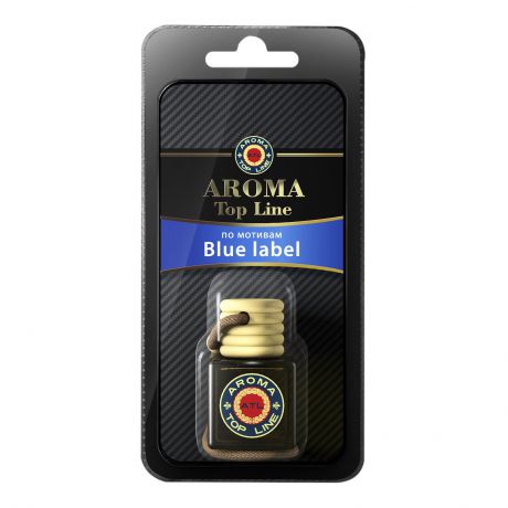 Автомобильный ароматизатор AROMA TOP LINE М04ф 11 Флакон ст. 6ml Blue Label
