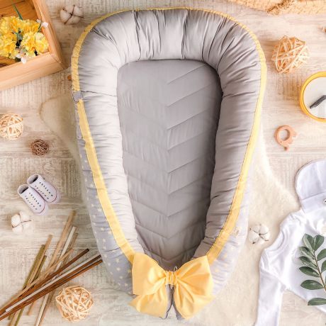 Кокон-гнездышко для новорожденных "Дерби". Подушка-позиционер для сна