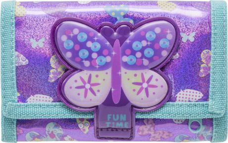 Пенал Tiger Family Fun Time Shiny Purple, 19WT01/TG, фиолетовый