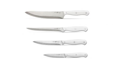 Набор кухонных ножей Apollo Genio BNR-004, белый