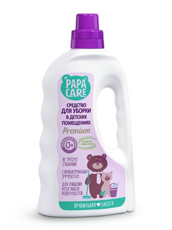 Papa Care PC06-00580 Средство для мытья всех видов поверхностей в детской комнате с антибактериальны
