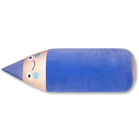 Подушка-валик Штучки, к которым тянутся ручки Антистрессовая Карандаш синий 19асв01ив-6