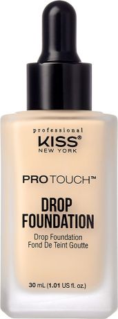 Легкая тональная основа Kiss New York Professional Protouch, тон Classic Ivory, 30 мл