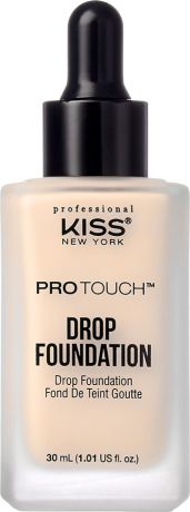 Легкая тональная основа Kiss New York Professional Protouch, тон Ivory, 30 мл