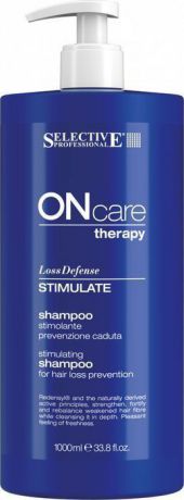 Шампунь для волос Selective Professional On Care Hair Loss Stimulate Shampoo Стимулирующий, предотвращающий выпадение, 1 л