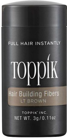 Пудра-загуститель для волос Toppik, оттенок Светло-каштановый, 3 г