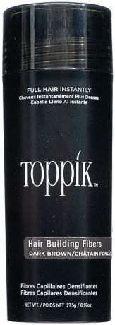 Пудра-загуститель для волос Toppik, оттенок Каштановый, 27,5 г
