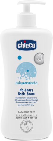 Пена для ванны Chicco Baby Moments "Без слез" с календулой, 500 мл, 320615032