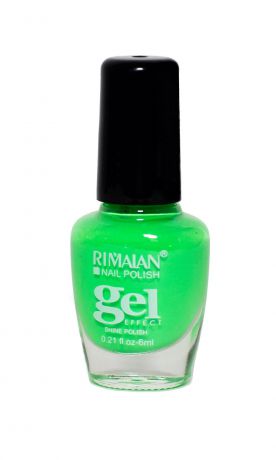 Rimalan 8012-26 Gel Effect Лак для ногтей 6мл 26 желто зеленый