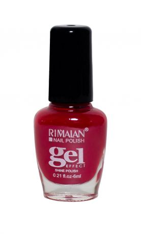 Rimalan 8012-38 Gel Effect Лак для ногтей 6мл 38 насыщенный красный