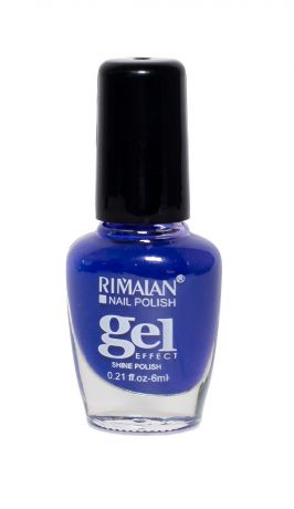 Rimalan 8012-20 Gel Effect Лак для ногтей 6мл 20 синий