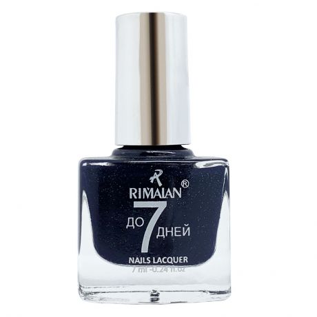 Rimalan 888-32 Лак для ногтей 7ml RNL888 "до 7 дней" 32 синие блестки