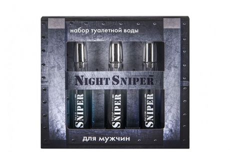 Парфюмерный набор для мужчин "Night Sniper" 3*20 мл