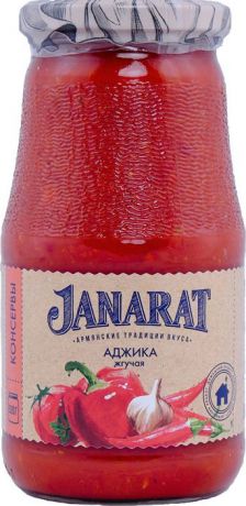 Овощные консервы Janarat Аджика жгучая, 520 г
