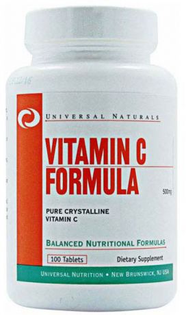 Витамины Universal Vitamin C Formula, 100 таблеток